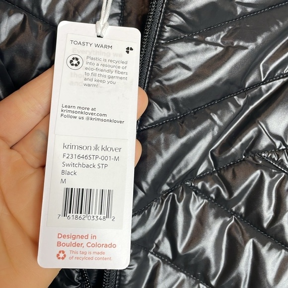 Krimson Klover | Women's Switchback Jacket Full Zip in Black Holiday Size M NWT - Picture 6 of 7